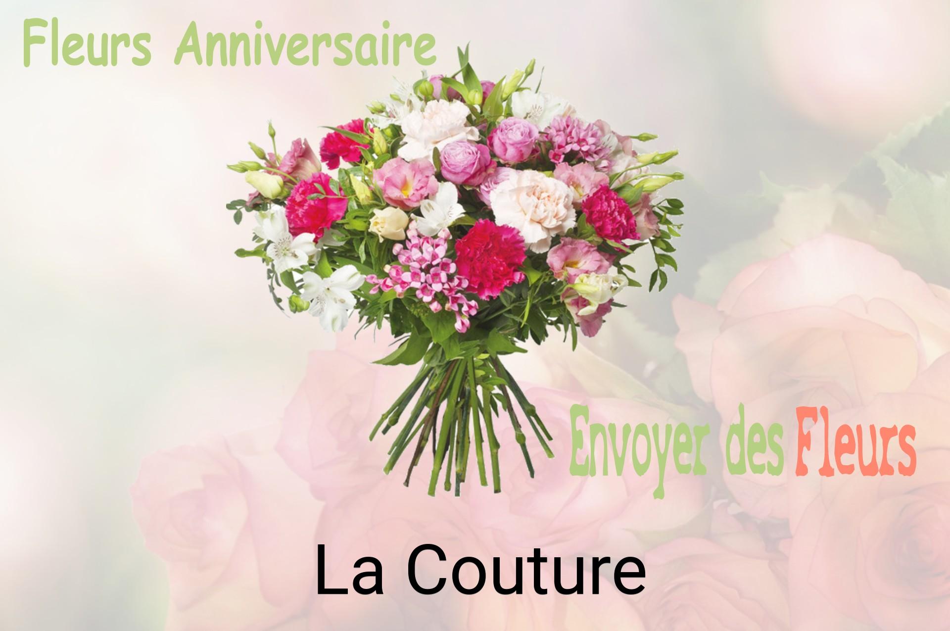 Bouquet de fleurs d’anniversaire livré à La Couture