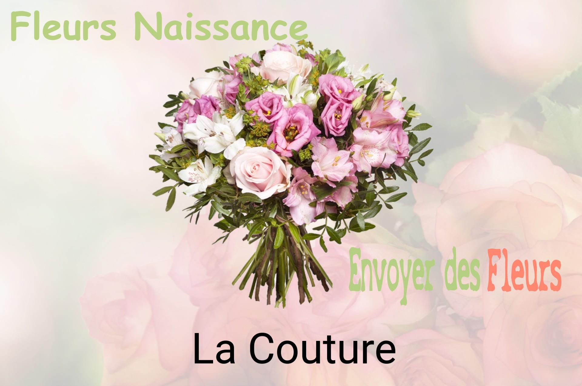 Bouquet de fleurs de naissance livré à La Couture